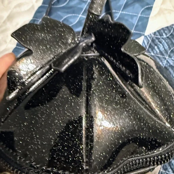 MAD Engine Black and White Pumpkin Crossbody Bag - Picture 5 of 12